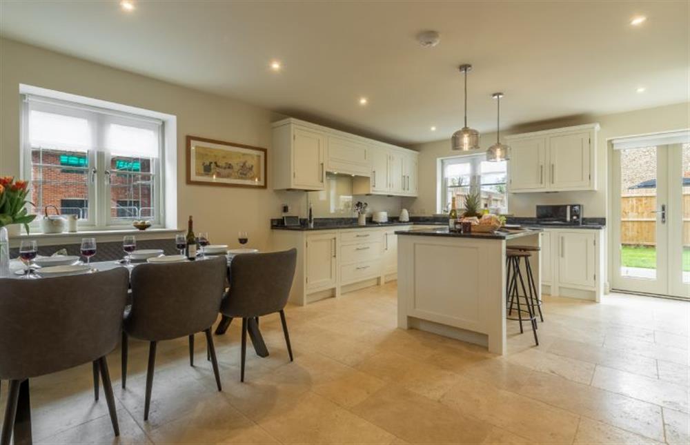 Bright, spacious kitchen / dining area at Long Meadow, Great Bircham near Kings Lynn