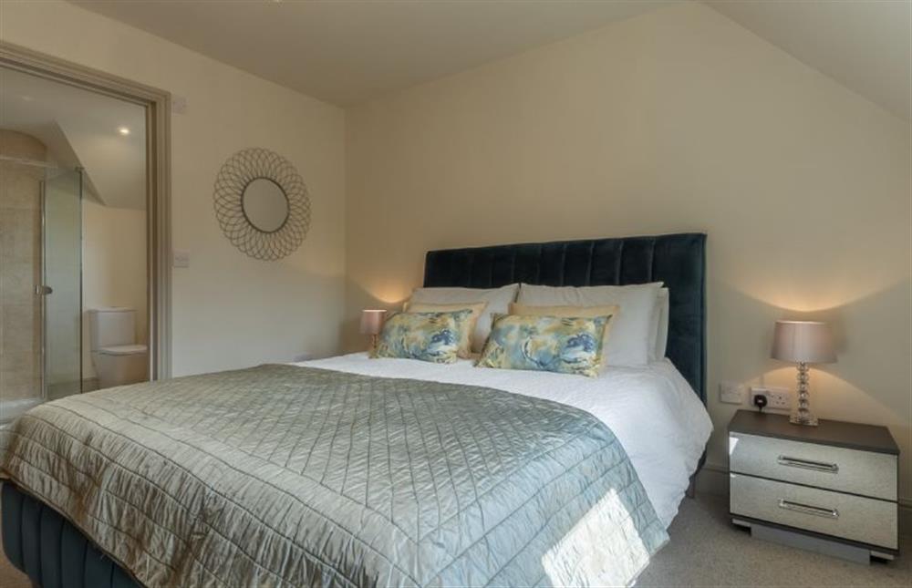 En-suite shower room in the master bedroom at Long Meadow, Great Bircham near Kings Lynn