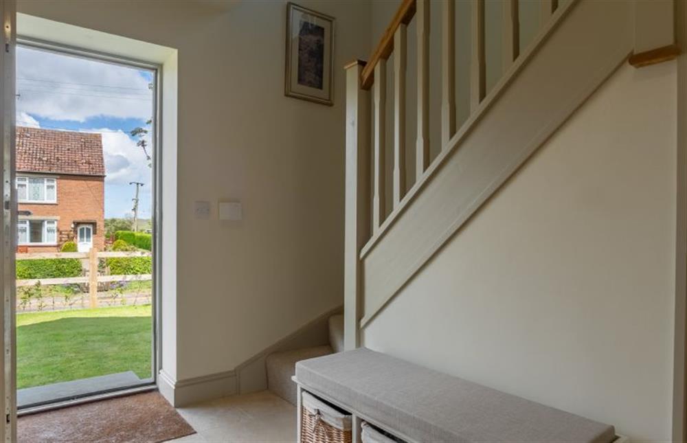 Entrance hall at Long Meadow, Great Bircham near Kings Lynn