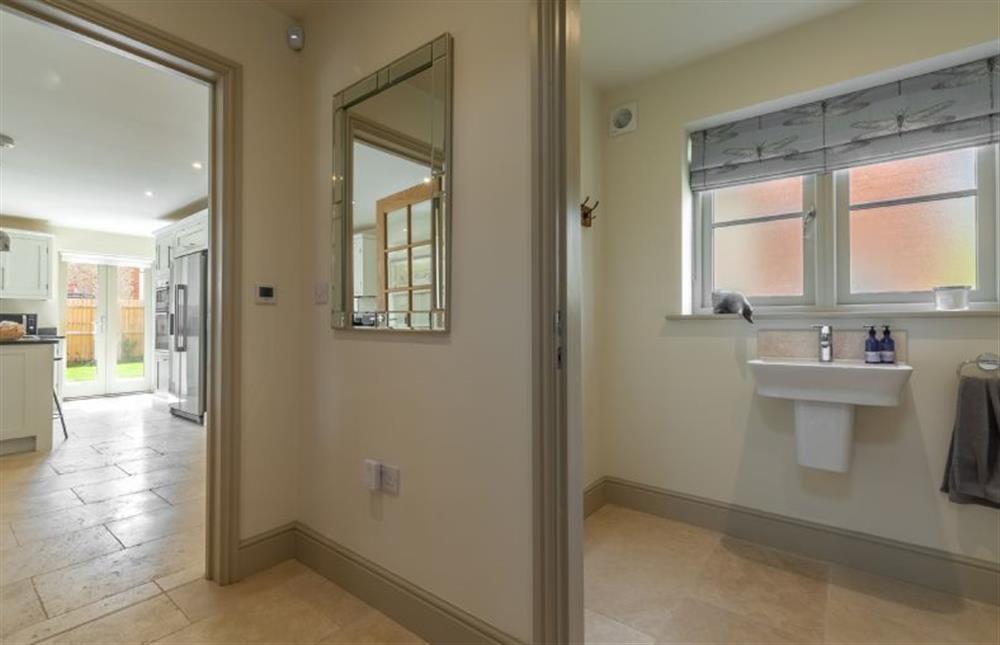 Kitchen and cloak room at Long Meadow, Great Bircham near Kings Lynn