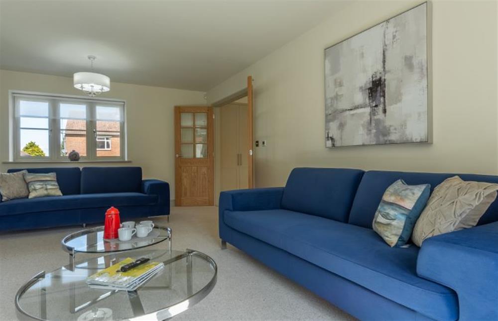 The sitting room at Long Meadow, Great Bircham near Kings Lynn