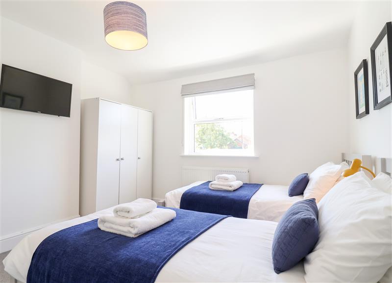 One of the 3 bedrooms at Long View, Southwold