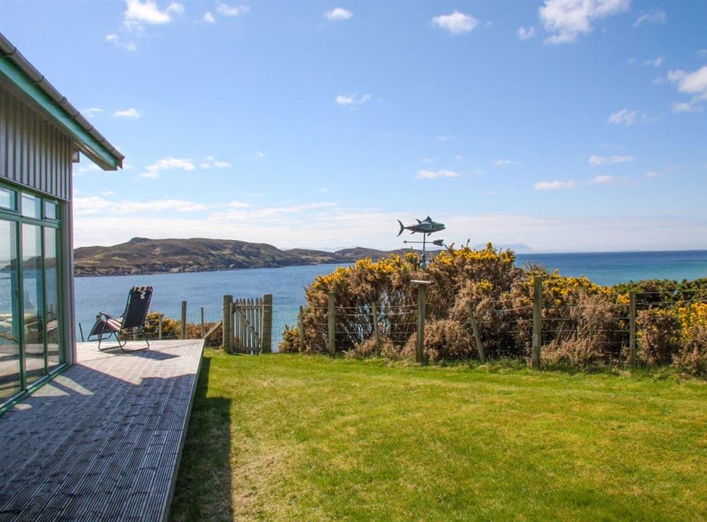 View at Longa House in Gairloch, Ross-Shire