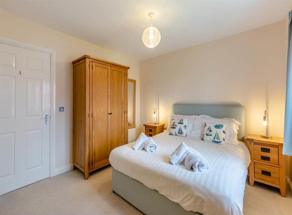 Double bedroom at Longbeach in Beadnell, Northumberland