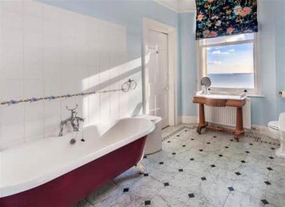 Bathroom at Longcroft House in Torquay, South Devon, England