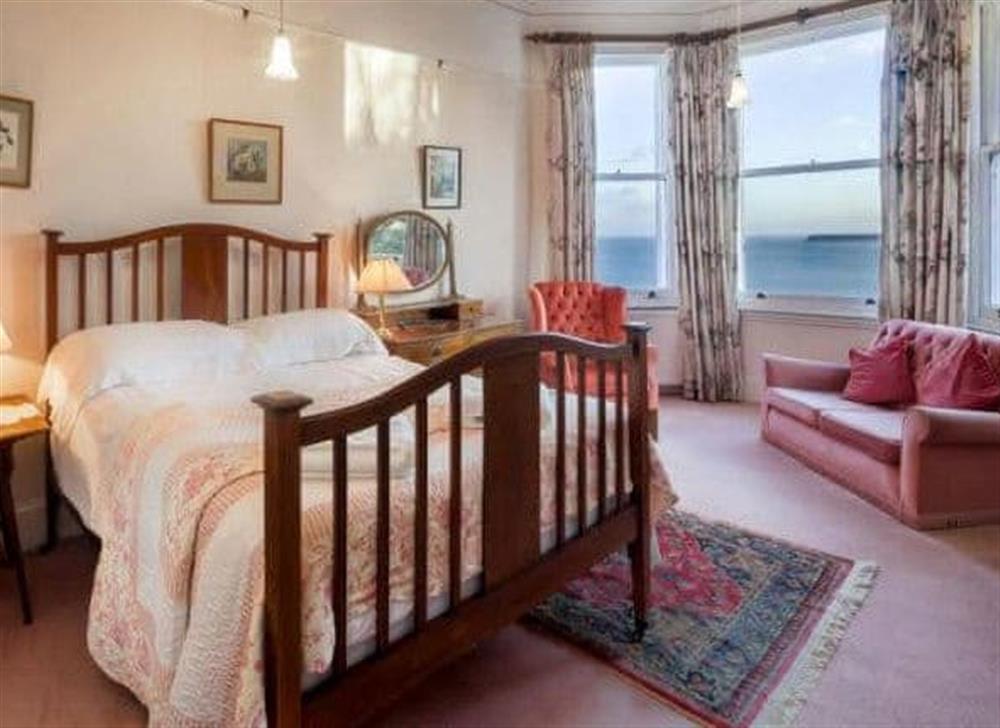 Double bedroom at Longcroft House in Torquay, South Devon, England