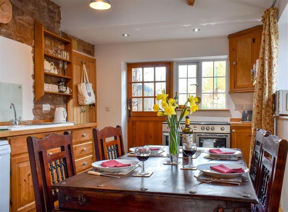 Kitchen and dining area at Longfellow in Goodrich, near Ross-on-Wye , Herefordshire