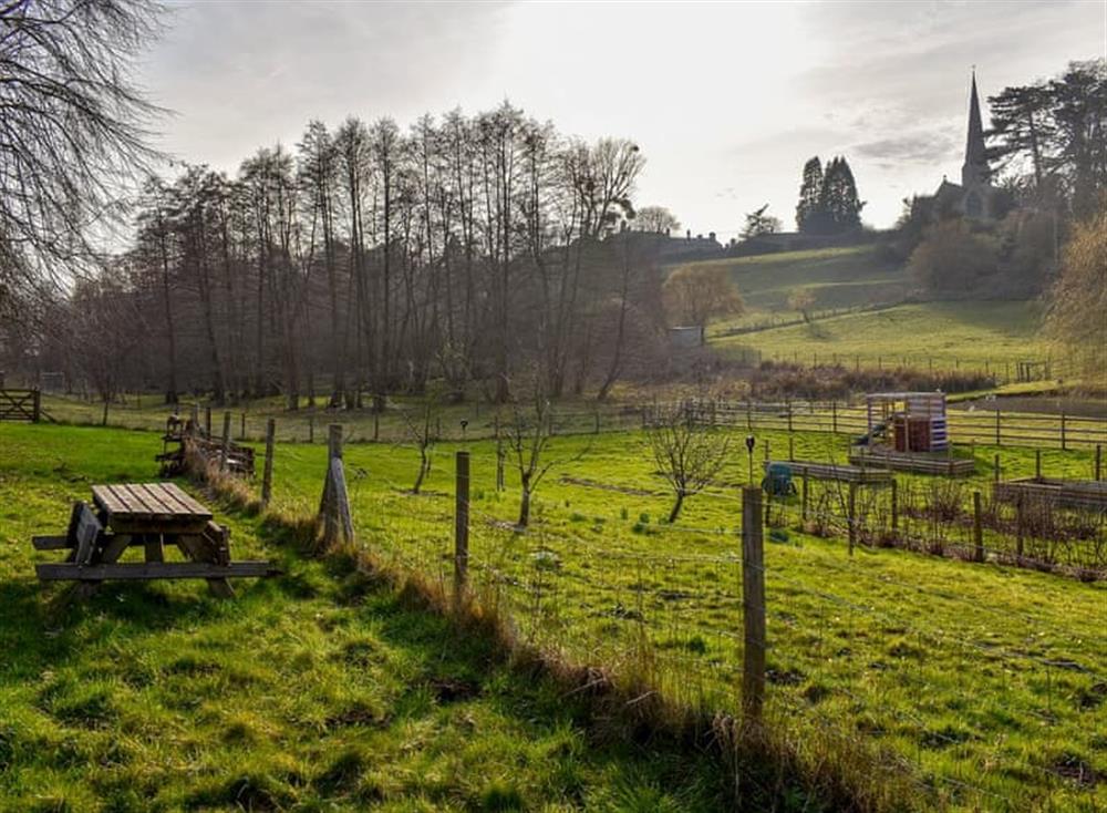Shared natural grounds with woodland at Longfellow in Goodrich, near Ross-on-Wye , Herefordshire