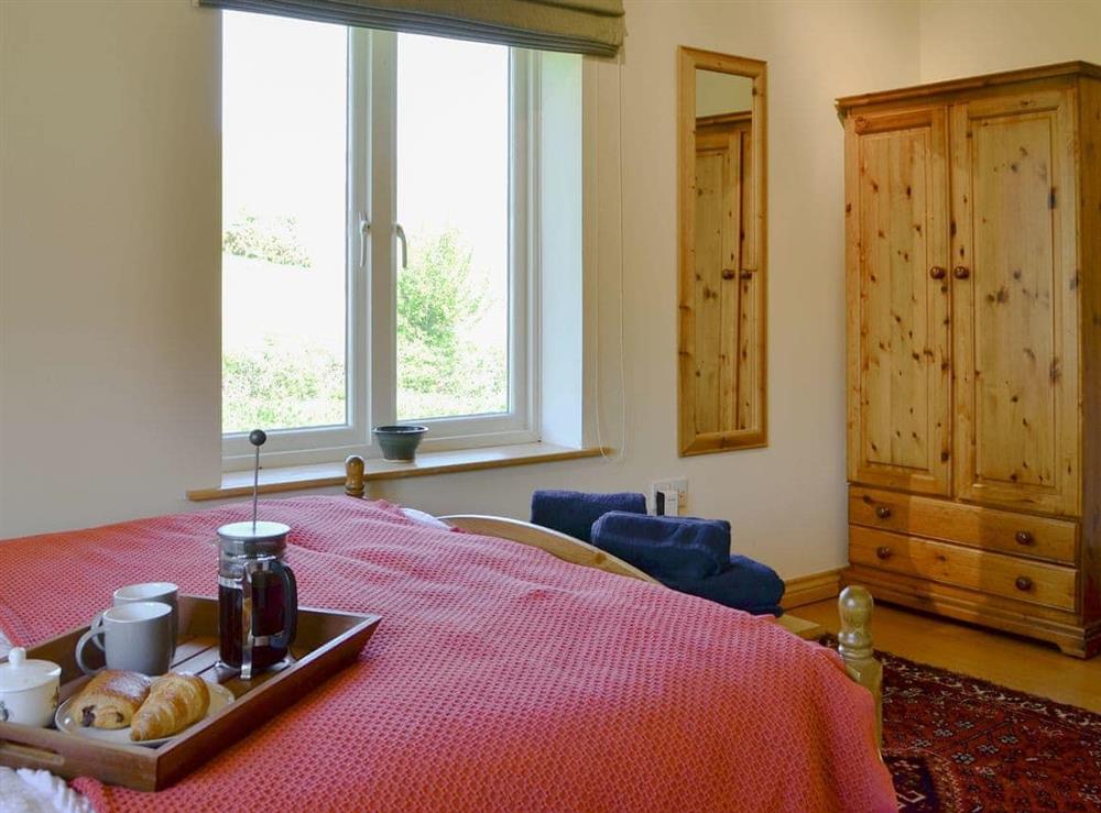 Comfortable double bedroom (photo 2) at Longknowe Barn in Mindrum, near Wooler, Northumberland