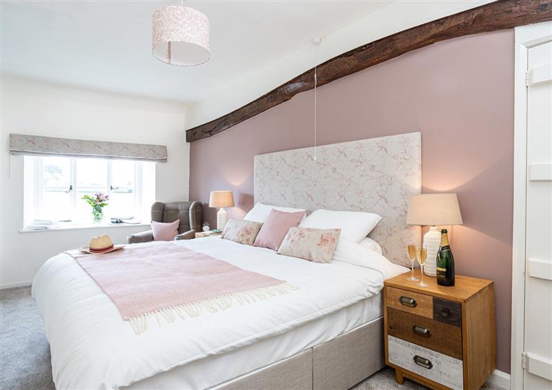 One of the bedrooms at Longlands Farm Cottage, Cartmel