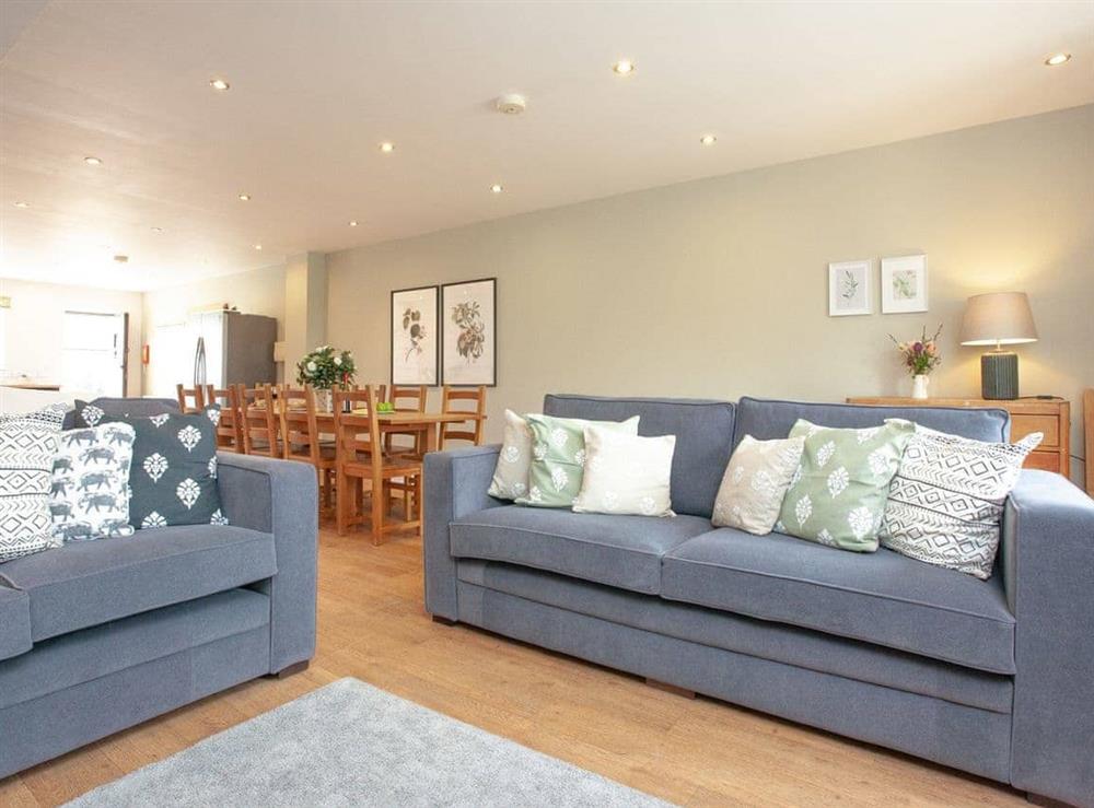Open plan living space at Longleat in Witham Friary, Frome, Somerset., Great Britain
