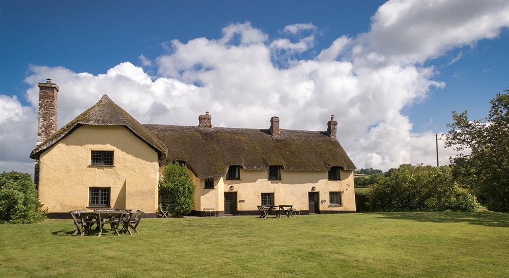 The beautiful exterior of Longmeadow Cottage, Broad Ley Cottage and Mattress Cottage, Broadclyst, Devon
