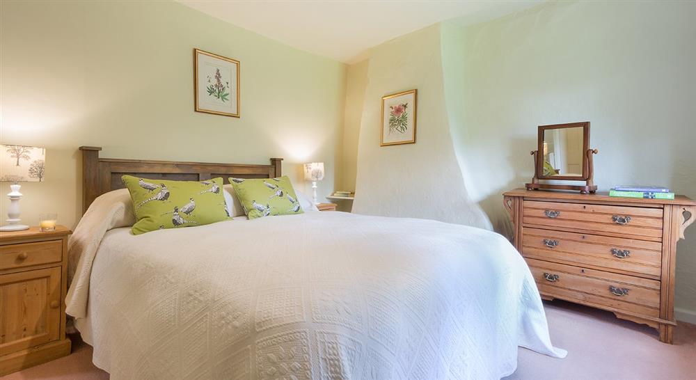 The double bedroom at Longmeadow Cottage in Exeter, Devon