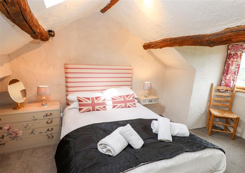 One of the bedrooms at Longmire Yeat Cottage, Troutbeck