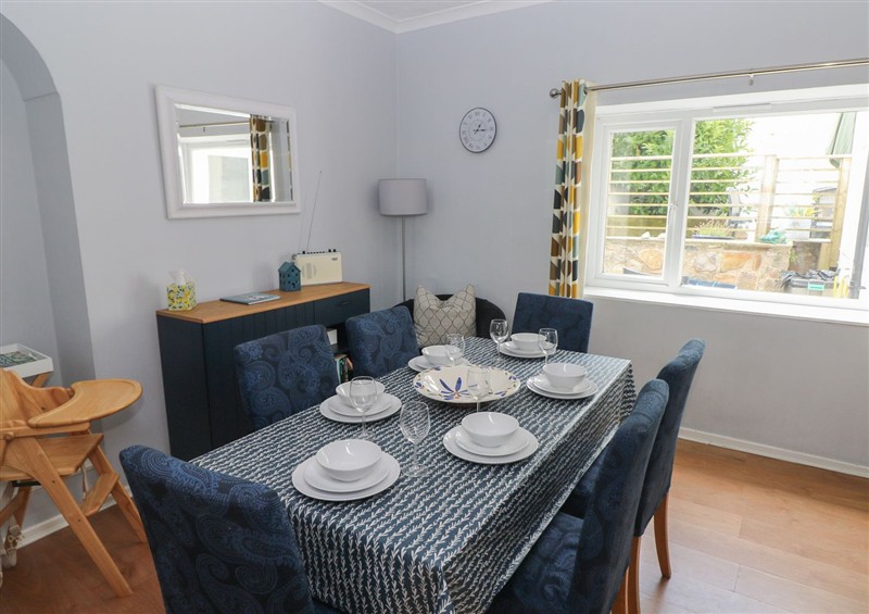 The dining room at Longmoor, Tenby