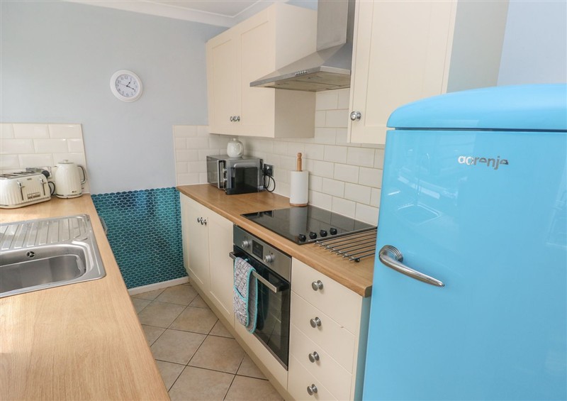 This is the kitchen at Longmoor, Tenby
