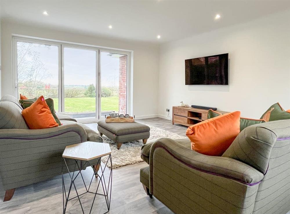 Living area at Longridge in Peldon, near Colchester, Essex