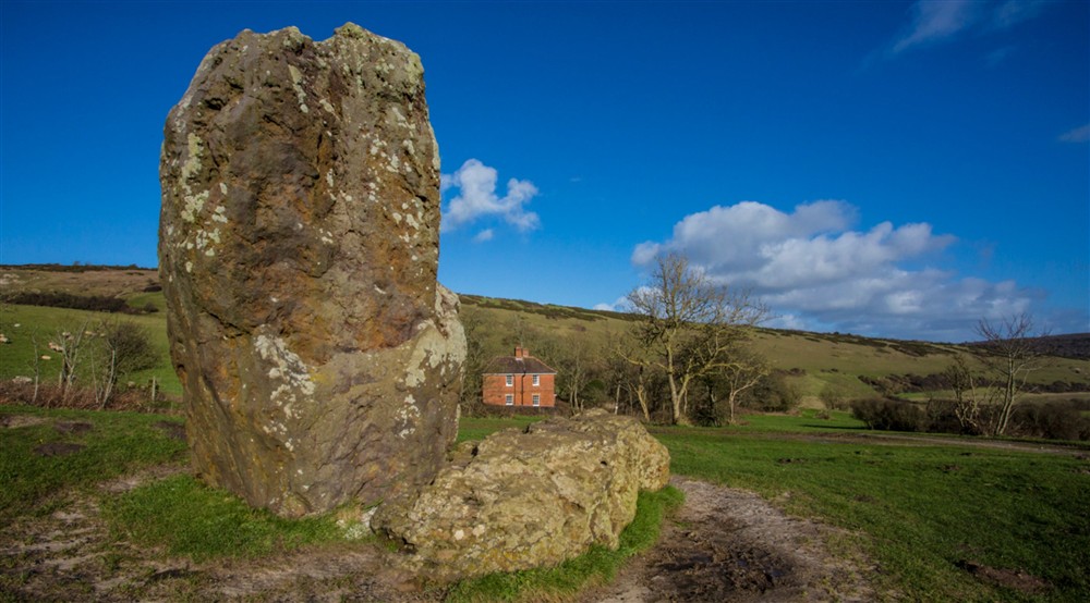 The exterior of Longstone Cottage, Isle of Wight at Longstone Cottage in Mottistone, Isle Of Wight