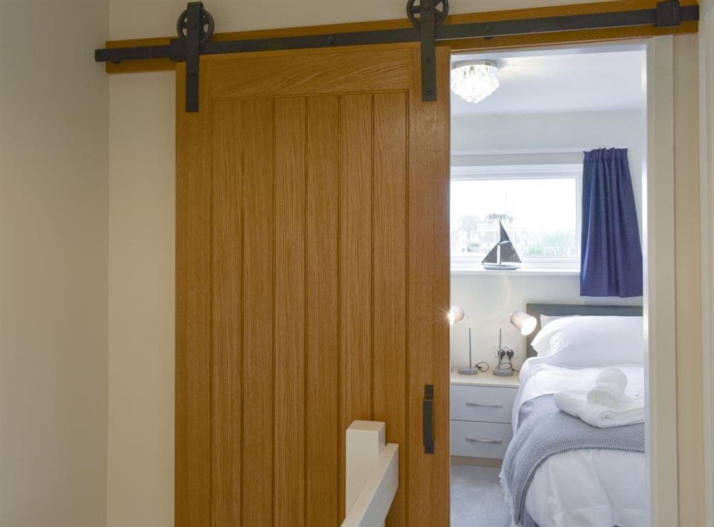 Twin bedroom at Longstone Park in Beadnell, Northumberland