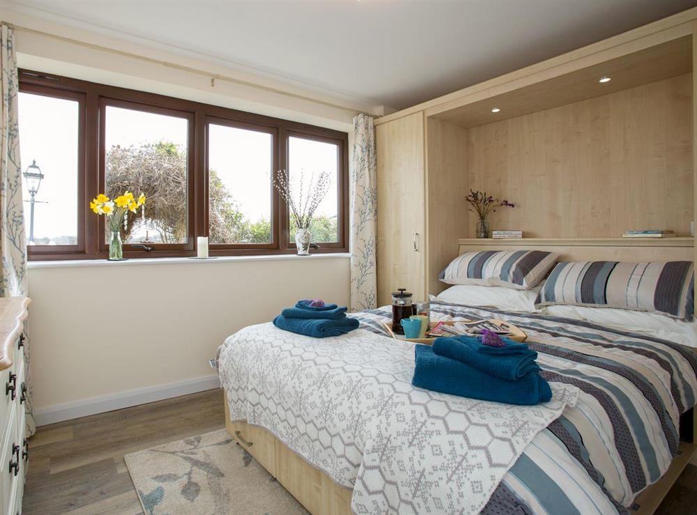 Comfortable double bedroom at Longview in Lower Stanton St. Quintin, near Chippenham, Wiltshire