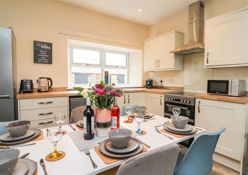 This is the kitchen at Lonnon Cottage, Lesbury near Alnmouth