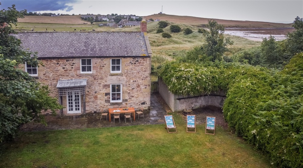 The exterior of Risemoor, Northumberland at Lookout Cottage in Alnwick, Northumberland
