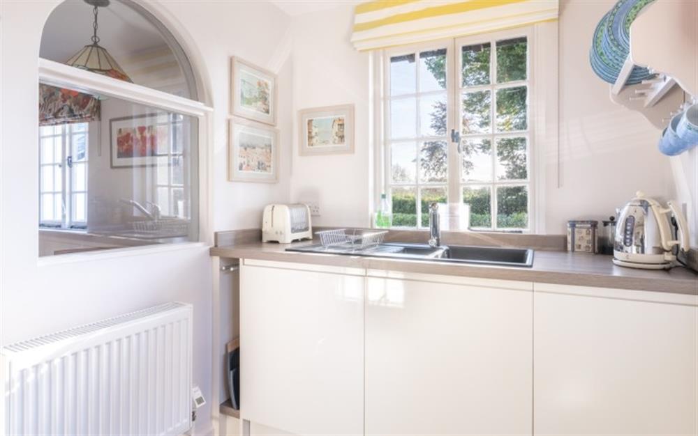 Bright and sunny kitchen at Lookout in Ottery St Mary