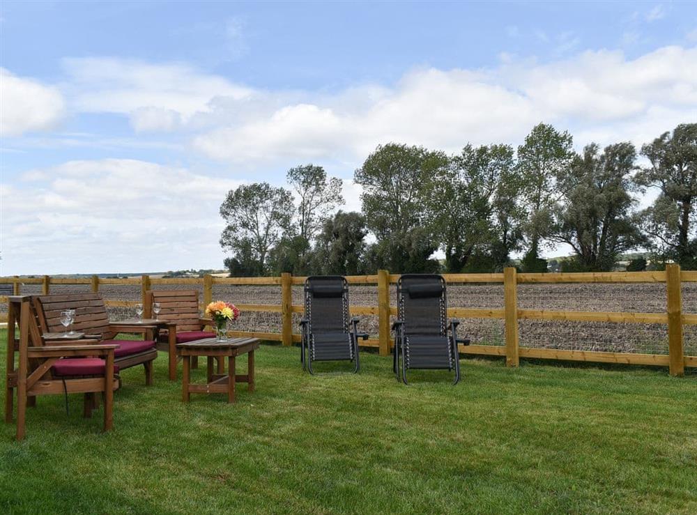 Outdoor area at Lords View in Ruckinge, near Ashford, Kent