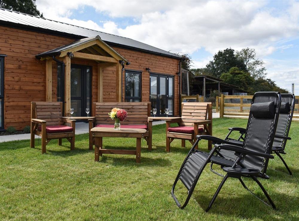 Outdoor space at Lords View in Ruckinge, near Ashford, Kent