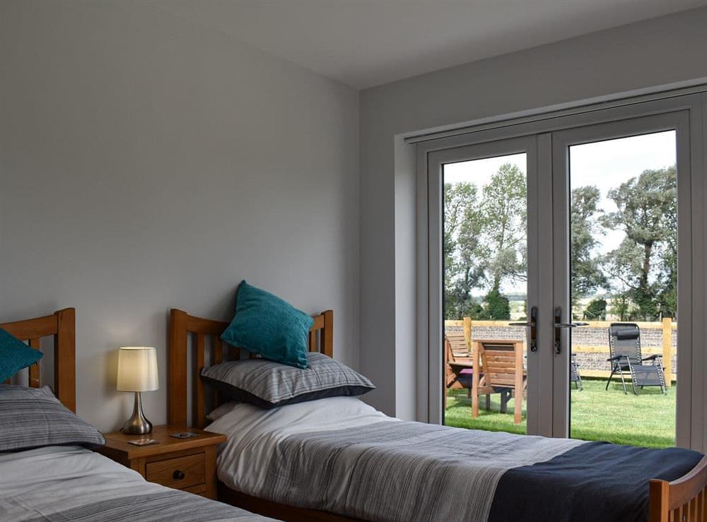 Twin bedroom at Lords View in Ruckinge, near Ashford, Kent