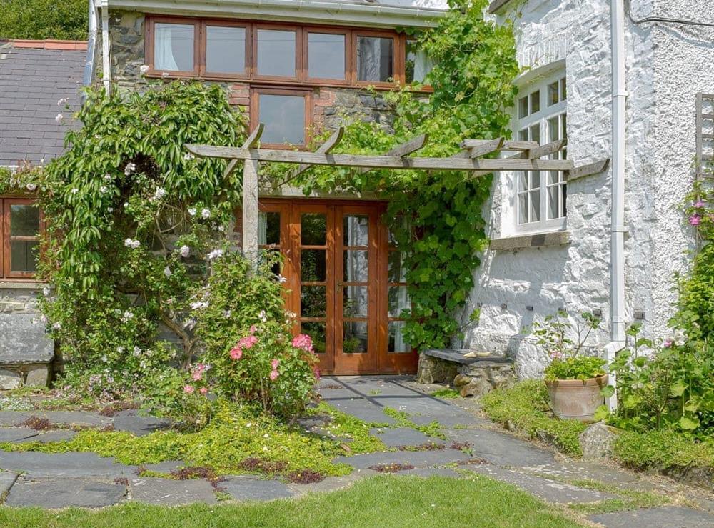 Charming garden and grounds at Lordship Farmhouse in Wolfscastle, near Haverfordwest, Dyfed