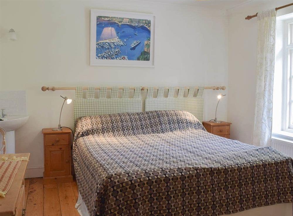 Comfortable double bedroom at Lordship Farmhouse in Wolfscastle, near Haverfordwest, Dyfed