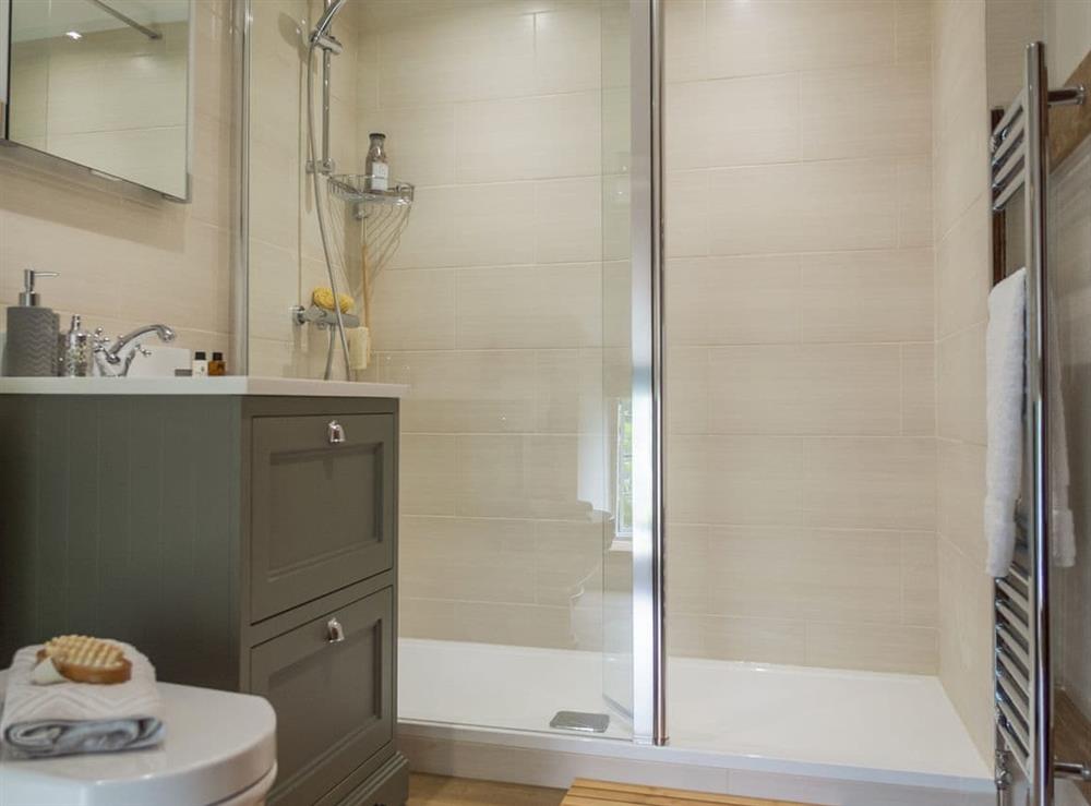 Shower room at Lorien Cottage in Swalcliffe, near Banbury, Oxfordshire