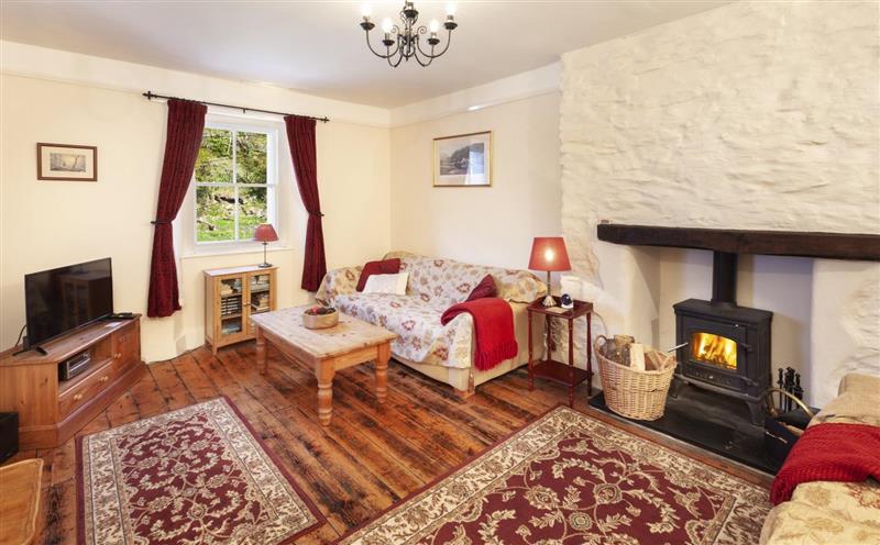 This is the living room at Lorna Doone Cottage, Lynmouth