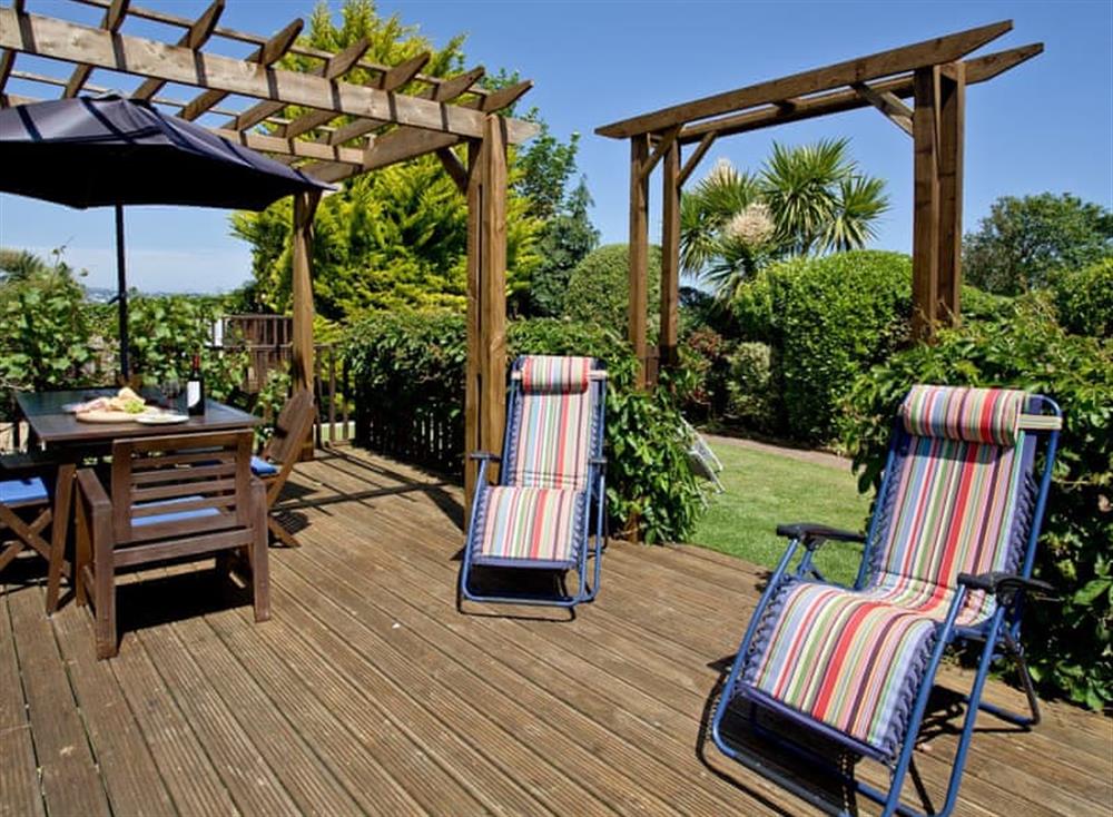 Outdoor area at Lotts View in Paignton, South Devon