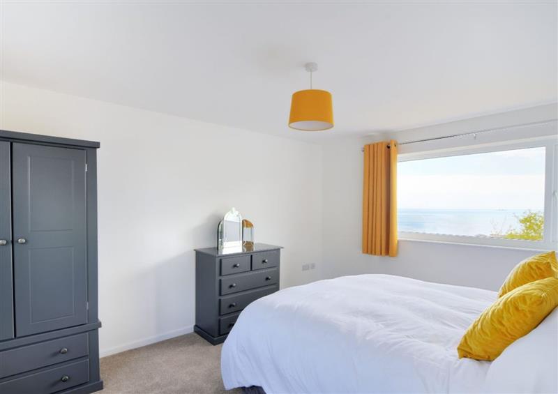 One of the bedrooms at Lottys Lookout, Lyme Regis