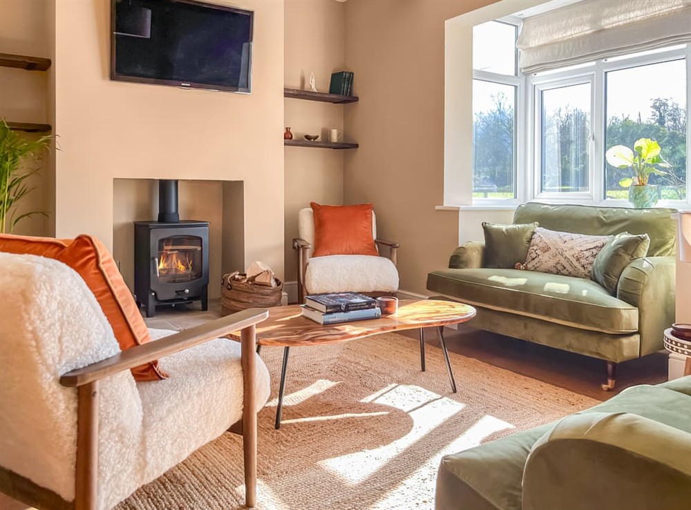 Living area at Lotus Cottage in Lathom, Near Southport, Lancashire