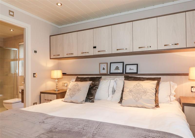 One of the bedrooms at Loubis Lakeside Lodge, Fallbarrow Park near Bowness-On-Windermere