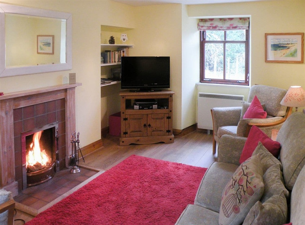 Living room at Loudon in St Catherines, Argyll