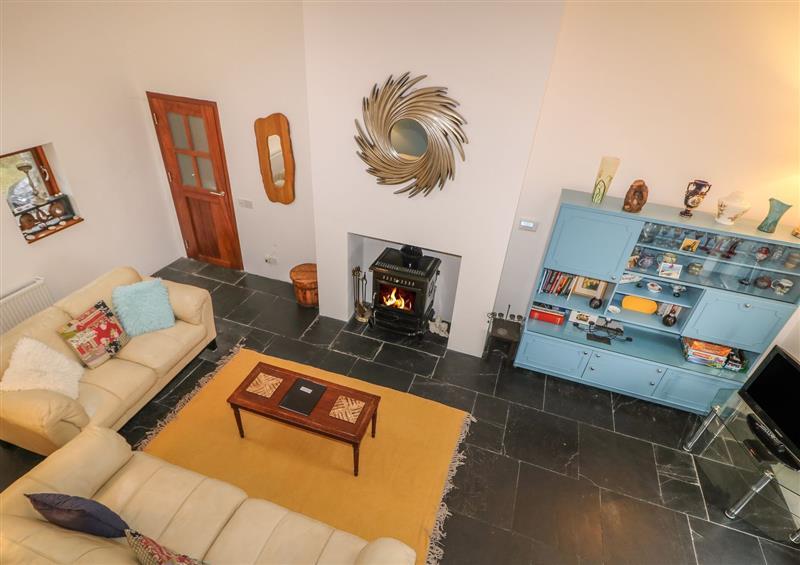 Enjoy the living room at Lough Meela Lodge, Dungloe