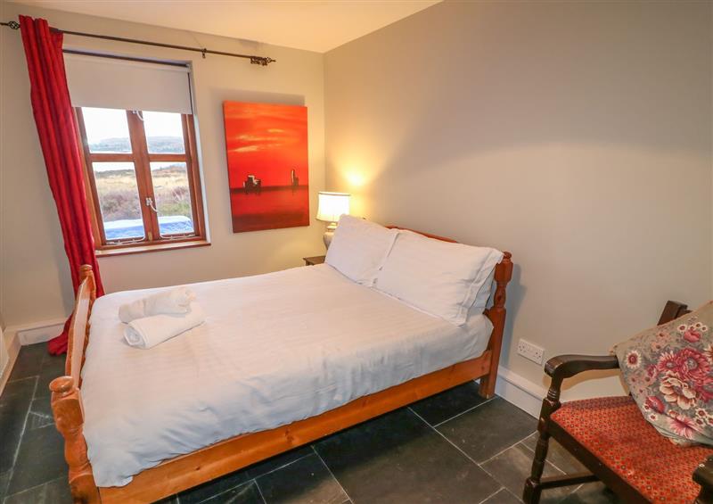 One of the 3 bedrooms at Lough Meela Lodge, Dungloe