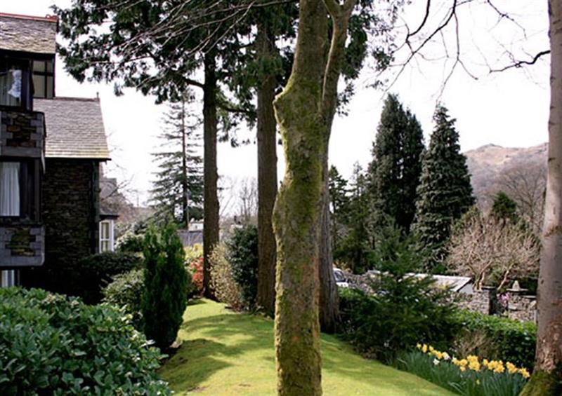 This is the garden at Loughrigg View, Ambleside