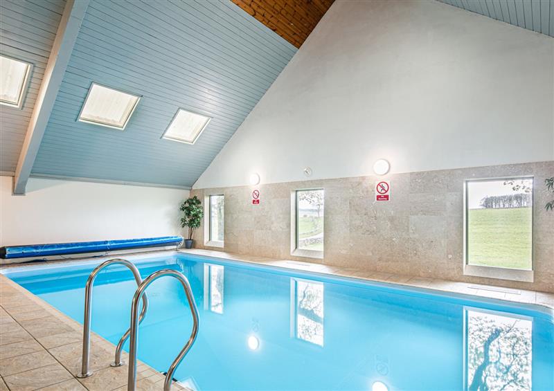 There is a swimming pool at Love Nest, Over Haddon near Bakewell