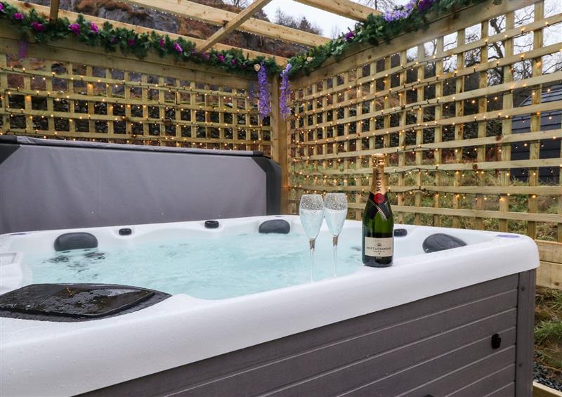 There is a swimming pool at Lovies Place - Crossgate Luxury Glamping, Hartsop near Glenridding