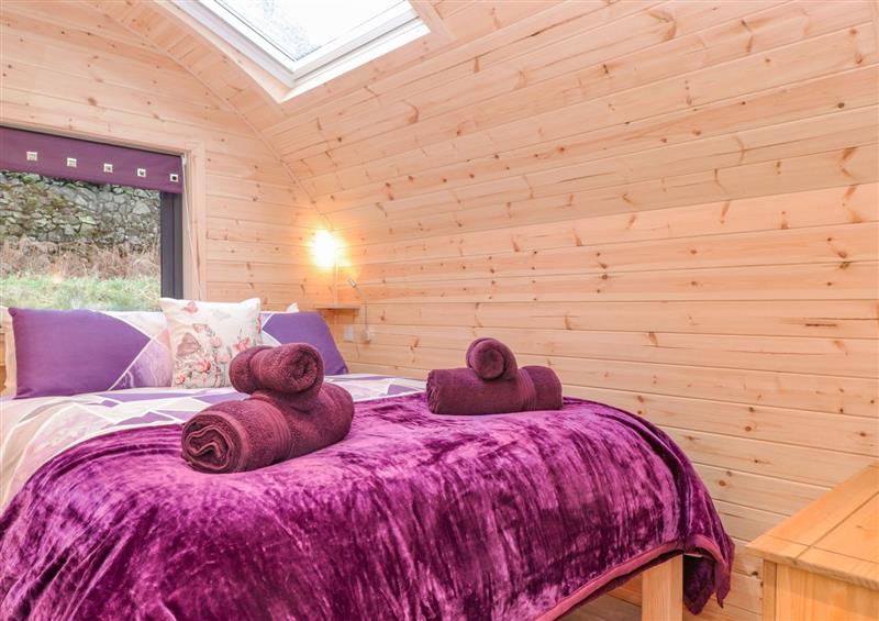 This is the bedroom at Lovies Place - Crossgate Luxury Glamping, Hartsop near Glenridding