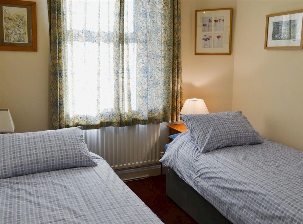 Twin bedroom at Low Fold Cottage in Langcliffe, near Settle, Yorkshire, North Yorkshire