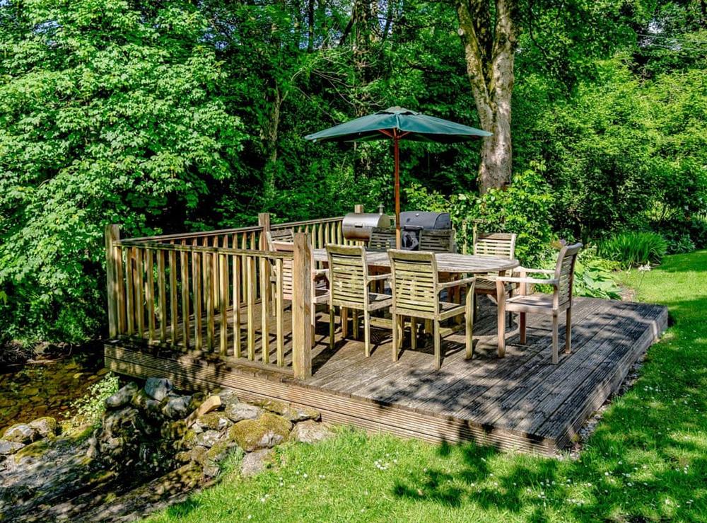 Outdoor area at Low Jock Scar Country Estate in Kendal, Cumbria