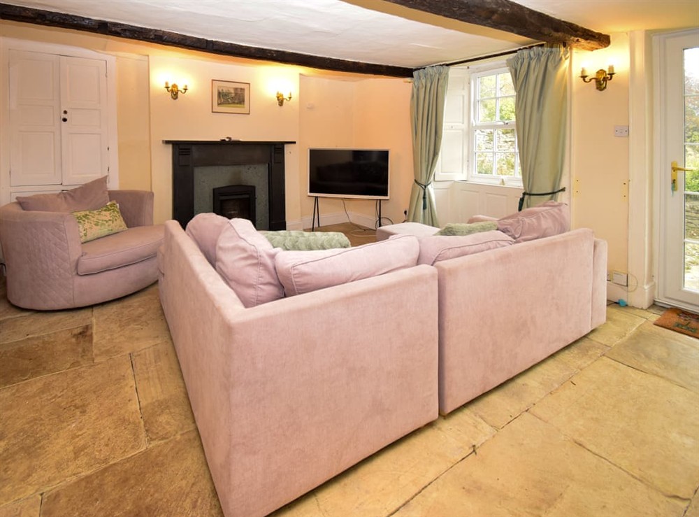 Living room at Low Lane Cottage in Newbiggin-on-Lune, Cumbria