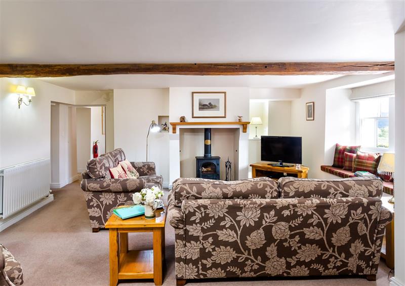 The living room at Low Longthwaite Farm, Ullswater