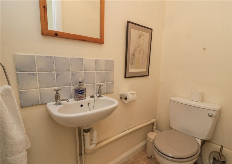 This is the bathroom at Low Muffles Bridge, Hartoft near Pickering